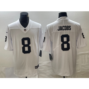 Nike Raiders 8 Josh Jacobs White Vapor Untouchable Limited Men Jersey Nike Raiders 8 Josh Jacobs White Vapor Untouchable Limited Men Jersey