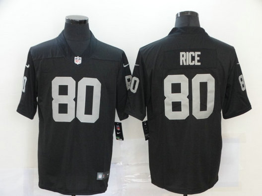 Nike Raiders 80 Jerry Rice Black Vapor Untouchable Limited Jersey
