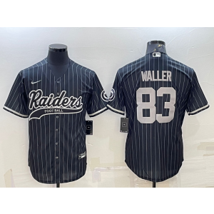 Nike Raiders 83 Darren Waller Black Vapor Baseball Limited Men Jersey Nike Raiders 83 Darren Waller Black Vapor Baseball Limited Men Jersey