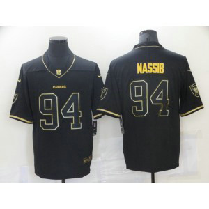 Nike Raiders 94 Carl Nassib Black Gold Vapor Limited Men Jersey Nike Raiders 94 Carl Nassib Black Gold Vapor Limited Men Jersey