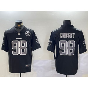 Nike Raiders 98 Crosby Black Shadow Vapor Limited Men Jersey Nike Raiders 98 Crosby Black Shadow Vapor Limited Men Jersey