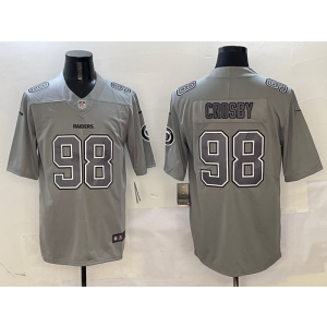 Nike Raiders 98 Crosby Grey Vapor Limited Men Jersey