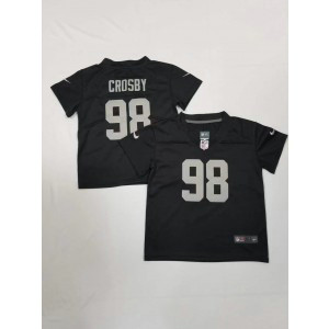 Nike Raiders 98 Maxx Crosby Black Toddler jersey