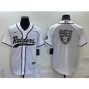Nike Raiders Blank White Vapor Baseball Logo Limited Men Jersey Nike Raiders Blank White Vapor Baseball Logo Limited Men Jersey