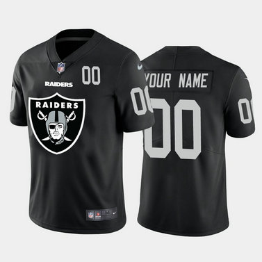 Nike Raiders Customized Black Team Big Logo Number Vapor Untouchable Limited Jersey Nike Raiders Customized Black Team Big Logo Number Vapor Untouchable Limited Jersey