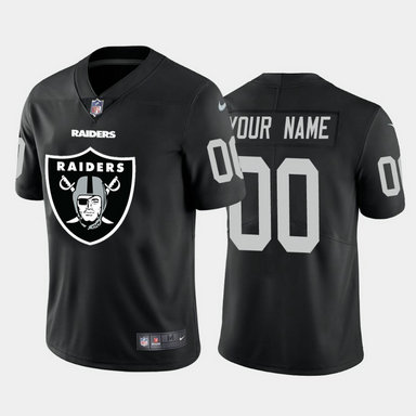 Nike Raiders Customized Black Team Big Logo Vapor Untouchable Limited Jersey Nike Raiders Customized Black Team Big Logo Vapor Untouchable Limited Jersey