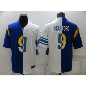 Nike Rams & Lions 9 Matthew Stafford Split Vapor Limited Men Jersey Nike Rams & Lions 9 Matthew Stafford Split Vapor Limited Men Jersey