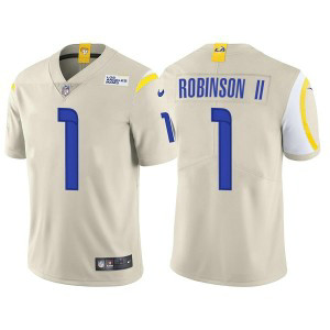 Nike Rams 1 Allen Robinson II Bone Vapor Untouchable Limited Men Jersey