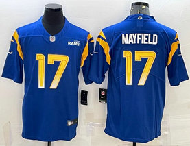 Nike Rams 17 Baker Mayfield Royal Vapor Untouchable Limited Jersey Nike Rams 17 Baker Mayfield Royal Vapor Untouchable Limited Jersey