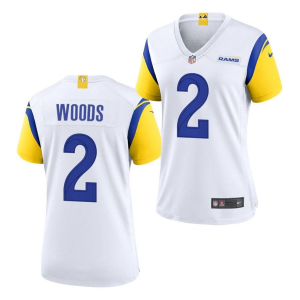 Nike Rams 2 Robert Woods White Vapor Untouchable Limited Women Jersey