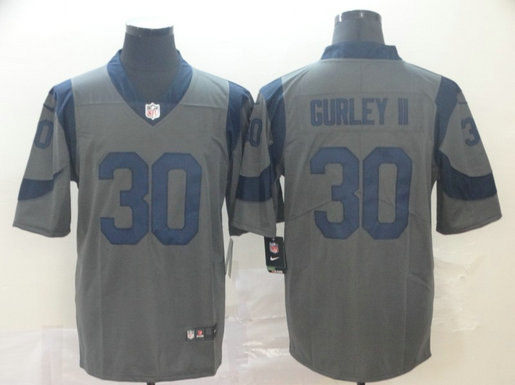 Nike Rams 30 Todd Gurley II Gray Inverted Legend Limited Jersey Nike Rams 30 Todd Gurley II Gray Inverted Legend Limited Jersey