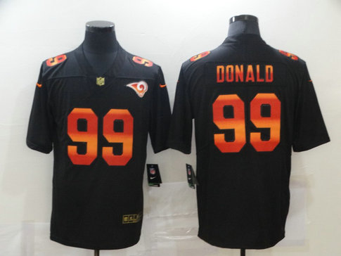 Nike Rams 99 Aaron Donald Black Colorful Fashion Limited Jersey Nike Rams 99 Aaron Donald Black Colorful Fashion Limited Jersey
