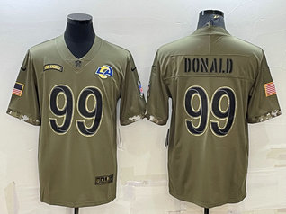 Nike Rams 99 Aaron Donald Olive 2022 Salute To Service Limited Jersey Nike Rams 99 Aaron Donald Olive 2022 Salute To Service Limited Jersey