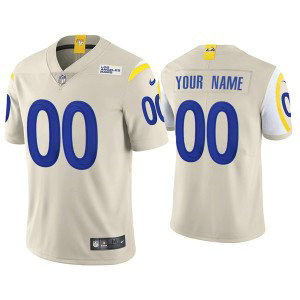 Nike Rams Customized Bone 2020 New Vapor Untouchable Limited Men Jersey