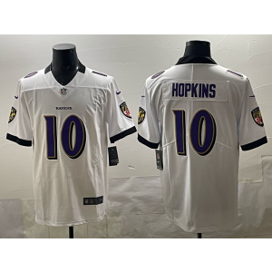 Nike Ravens 10 Hopkins White Vapor Limited Men Jersey Nike Ravens 10 Hopkins White Vapor Limited Men Jersey