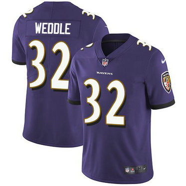 Nike Ravens 32 Eric Weddle Purple Vapor Untouchable Limited Jersey Nike Ravens 32 Eric Weddle Purple Vapor Untouchable Limited Jersey