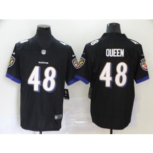 Nike Ravens 48 Patrick Queen Black 2020 NFL Draft Vapor Limited Men Jersey