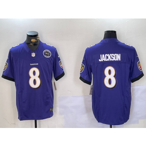 Nike Ravens 8 Lamar Jackson Purple F.U.S.E. Vapor Limited Men Jersey Nike Ravens 8 Lamar Jackson Purple F.U.S.E. Vapor Limited Men Jersey