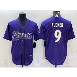 Nike Ravens 9 Justin Tucker Purple Vapor Baseball Limited Men Jersey Nike Ravens 9 Justin Tucker Purple Vapor Baseball Limited Men Jersey