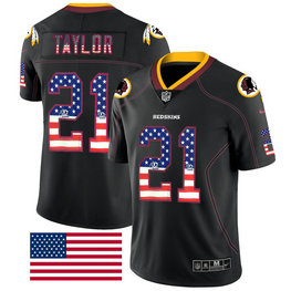 Nike Redskins #21 Sean Taylor Black USA Flag Fashion Limited Jersey Nike Redskins #21 Sean Taylor Black USA Flag Fashion Limited Jersey