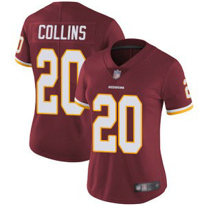 Nike Redskins 20 Landon Collins Burgundy Vapor Untouchable Limited Women Jersey