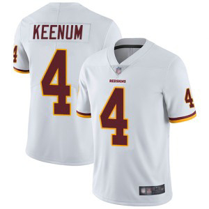 Nike Redskins 4 Case Keenum White Vapor Untouchable Limited Men Jersey