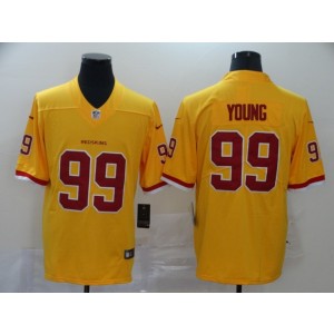 Nike Redskins 99 Chase Young yellow 2020 NFL Draft Vapor Limited Men Jersey Nike Redskins 99 Chase Young yellow 2020 NFL Draft Vapor Limited Men Jersey