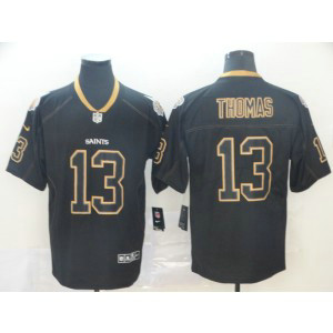 Nike Saints 13 Michael Thomas Black Shadow Limited Men Jersey