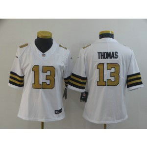 Nike Saints 13 Michael Thomas Color Rush Limited Women jersey