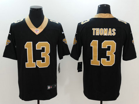 Nike Saints 13 Micheal Thomas Black Vapor Untouchable Player Limited Jersey Nike Saints 13 Micheal Thomas Black Vapor Untouchable Player Limited Jersey
