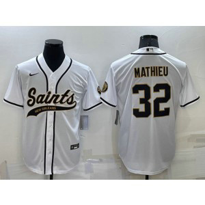 Nike Saints 32 Tyrann Mathieu White Vapor Baseball Limited Men Jersey Nike Saints 32 Tyrann Mathieu White Vapor Baseball Limited Men Jersey
