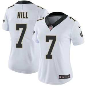 Nike Saints 7 Taysom Hill White Vapor Untouchable Limited Women Jersey