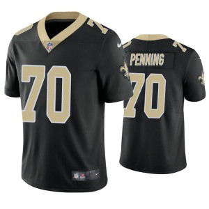 Nike Saints 70 Trevor Penning Black 2022 NFL Draft Vapor Untouchable Limited Men Jersey