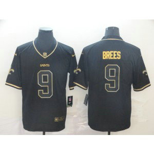 Nike Saints 9 Drew Brees Black Gold Vapor Limited Men Jersey Nike Saints 9 Drew Brees Black Gold Vapor Limited Men Jersey