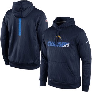 Nike San Diego Chargers Navy Sideline Fleece Therma-Fit Hoodie Nike San Diego Chargers Navy Sideline Fleece Therma-Fit Hoodie