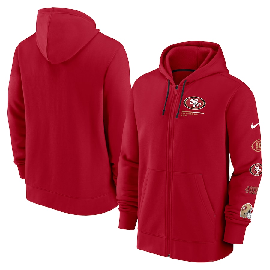 Nike San Francisco 49ers  Hoodie red 2