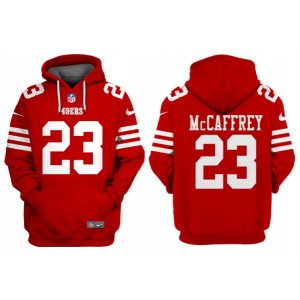 Nike San Francisco 49ers 23 Christian McCaffrey Black Hoodie