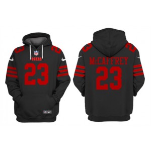 Nike San Francisco 49ers 23 Christian McCaffrey White Hoodie