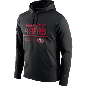 Nike San Francisco 49ers Black Circuit Property Of Performance Pullover Men Hoodie