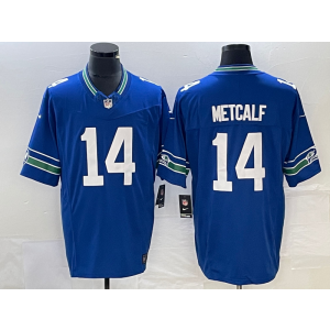 Nike Seahawks 14 DK Metcalf Royal 2023 F.U.S.E Vapor Limited Men Jersey Nike Seahawks 14 DK Metcalf Royal 2023 F.U.S.E Vapor Limited Men Jersey