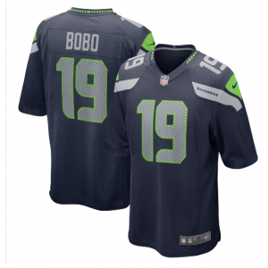 Nike Seahawks 19 Jake Bobo Blue Vapor Untouchable Limited Men Jersey