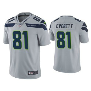 Nike Seahawks 81 Gerald Everett Gray Vapor Untouchable Limited Men Jersey Nike Seahawks 81 Gerald Everett Gray Vapor Untouchable Limited Men Jersey