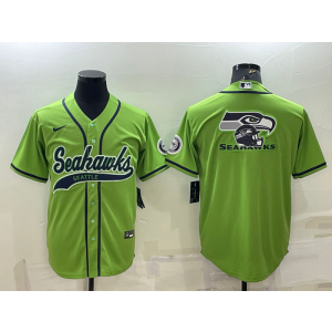 Nike Seahawks Blank Green Vapor Baseball Logo Limited Men Jersey Nike Seahawks Blank Green Vapor Baseball Logo Limited Men Jersey