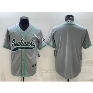 Nike Seahawks Blank Grey Vapor Baseball Limited Men Jersey Nike Seahawks Blank Grey Vapor Baseball Limited Men Jersey