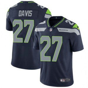 Nike Seattle Seahawks 27 Mike Davis Navy Vapor Untouchable Limited Men Jersey Nike Seattle Seahawks 27 Mike Davis Navy Vapor Untouchable Limited Men Jersey