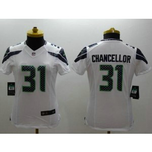 Nike Seattle Seahawks 31 Kam Chancellor White Women Jersey Nike Seattle Seahawks 31 Kam Chancellor White Women Jersey