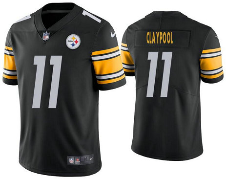 Nike Steelers 11 Chase Claypool Black Vapor Untouchable Limited Jersey