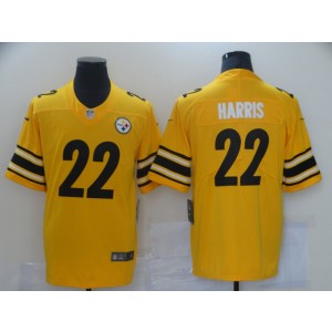 Nike Steelers 22 Najee Harris Yellow Color Rush Limited Men Jersey Nike Steelers 22 Najee Harris Yellow Color Rush Limited Men Jersey