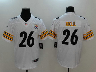 Nike Steelers 26 Le'Veon Bell White Vapor Untouchable Player Limited Jersey