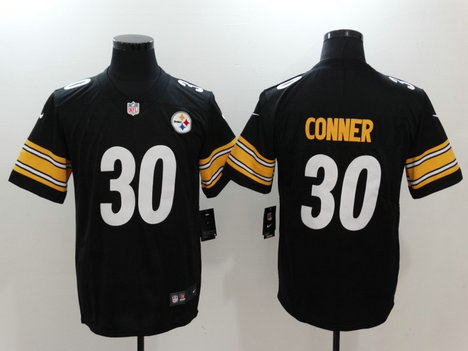Nike Steelers 30 James Conner Black Vapor Untouchable Player Limited Jersey